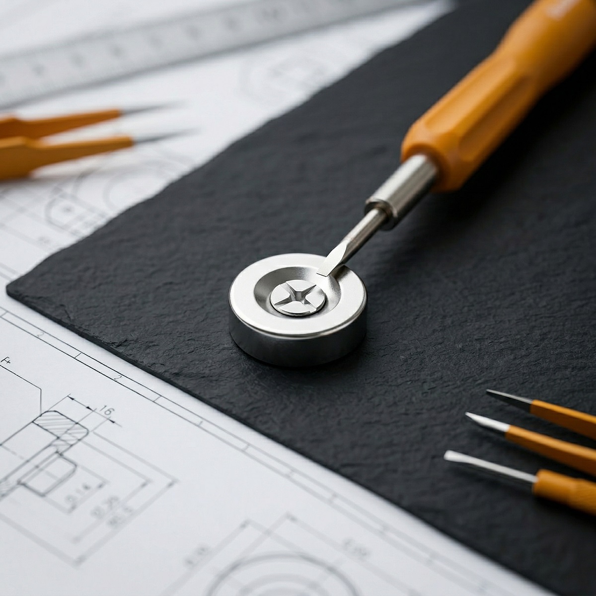 Workshop Tools Center - 5/10/20 قطعة مغناطيسية مقاس 15x3 مم