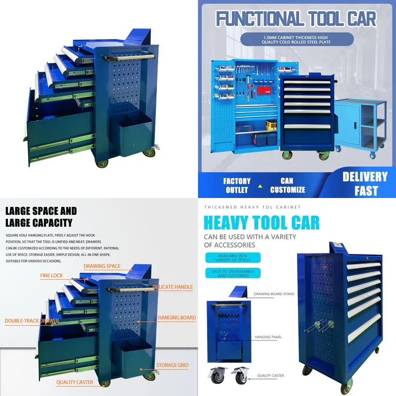Workshop Tools Wholesale - عربة أدوات متعددة الوظائف من فنغهوي