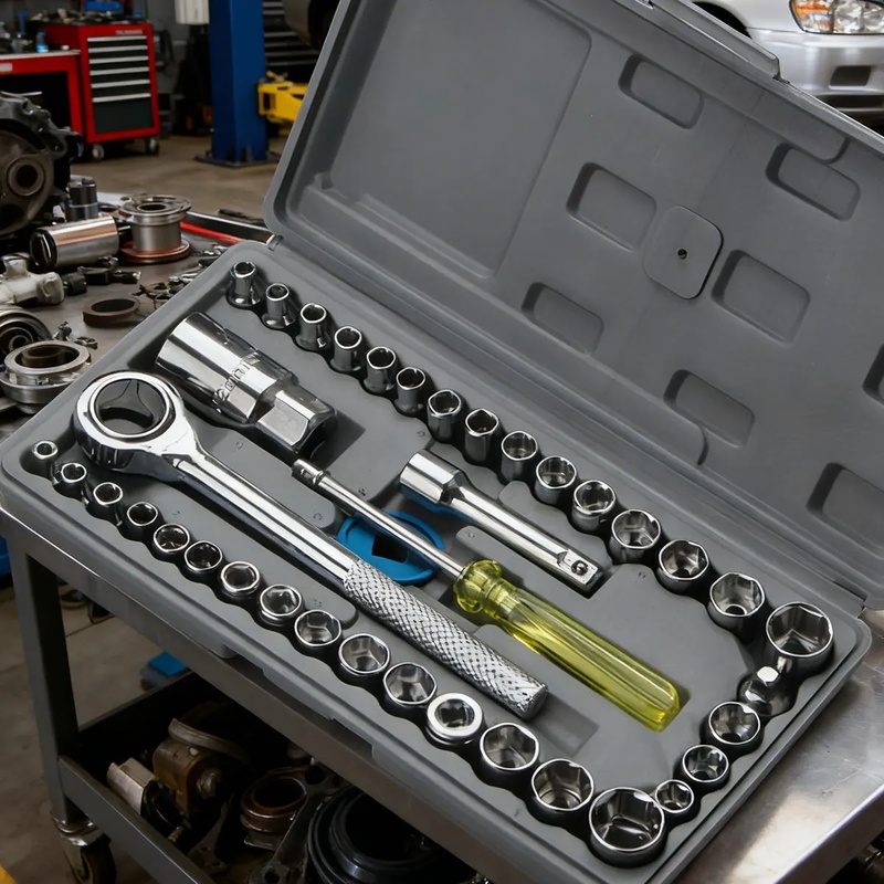 Car Workshop Tools Equipment - مجموعة أدوات مفتاح ربط متعددة الوظائف