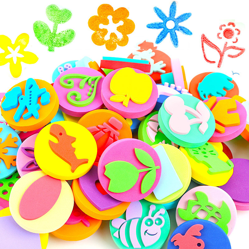 Tools Workshop Kids - طوابع رغوية للرسم ، طلاء وجه