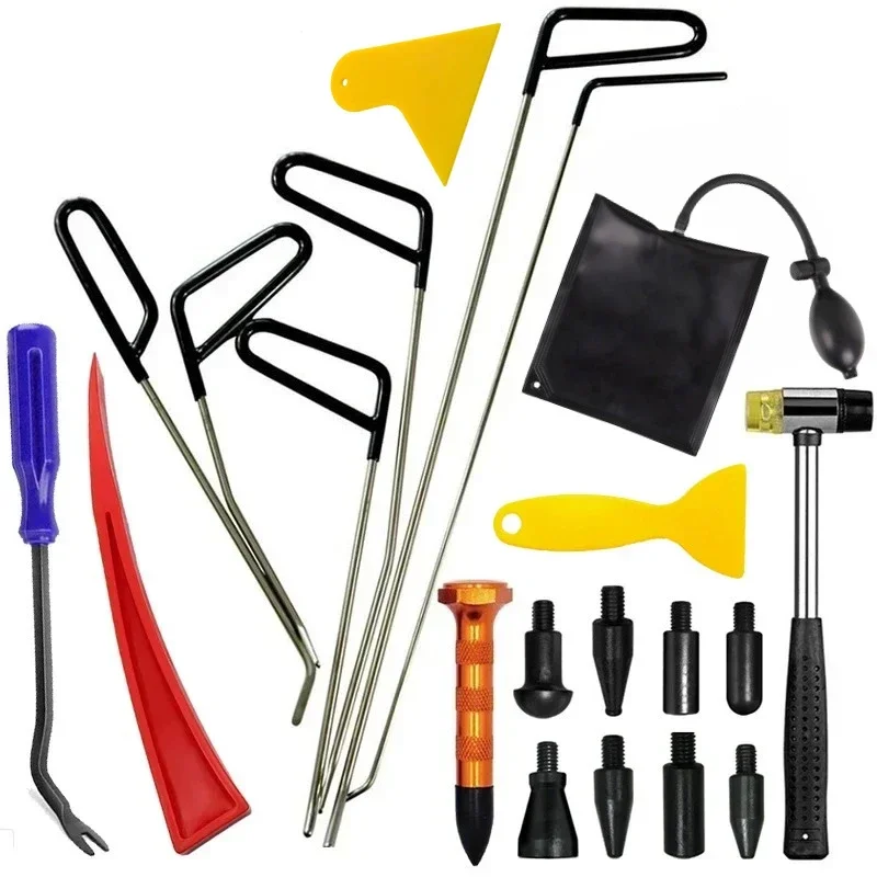 Car Workshop Tools Kit - مجموعة أدوات إزالة انبعاجات هيكل السيارة،