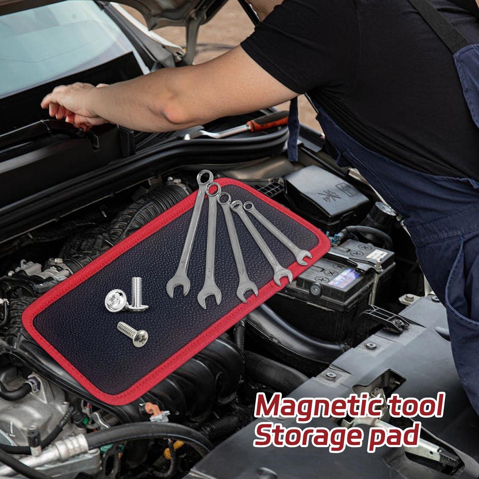 حامل أدوات مغناطيسي مرن حصيرة  - مراجعة Magnetic Parts Tray وسعره